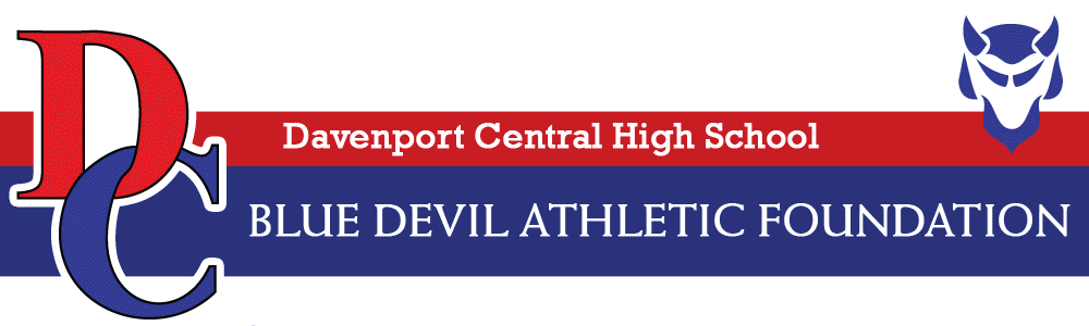 Banner of the blue devil athletic foundation